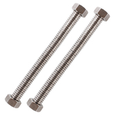 热销1寸304不锈钢波纹管热水器冷热硬波DN25金属软管1寸供上水进