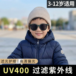 男童偏光太阳眼镜2026新款专业防紫外线防晒潮护目镜儿童墨镜户外