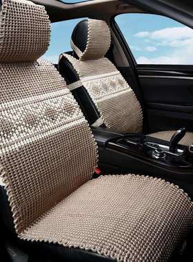 LYZD纯手编款汽车坐垫 新款夏季跨境微供座垫座套车内饰用品