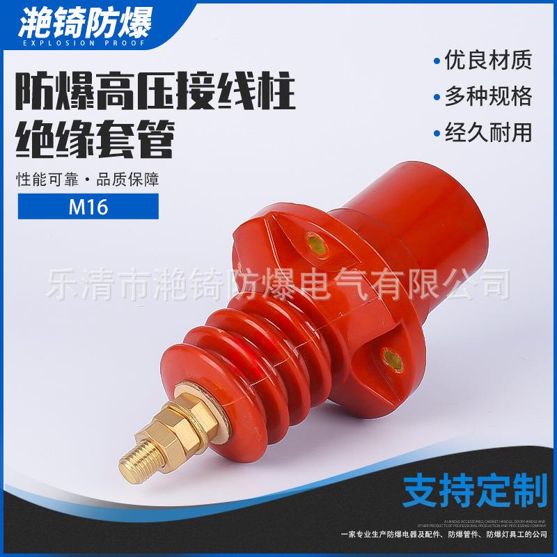 M16防爆电机接线柱绝缘套管矿用电机接线柱 防爆高开绝缘座接线柱