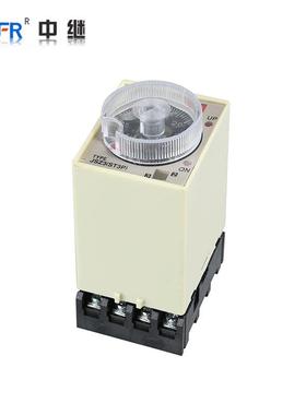 中继电子时间继电器220v时间控制开关延时继电器 ST3PF JSZ3F