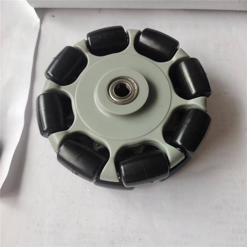 全向轮福来轮万向轮脚轮2LR-125直径125厚度43内孔9.7聚氨酯材质