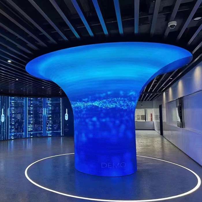 led软屏室内户外圆环弧形显示屏LED柔性屏厂家直供广告创意展示屏