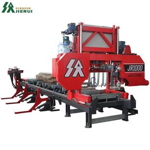 木材龙门卧式 锯床柴油割木头机器电动直径1.6m大型圆木锯板机非洲