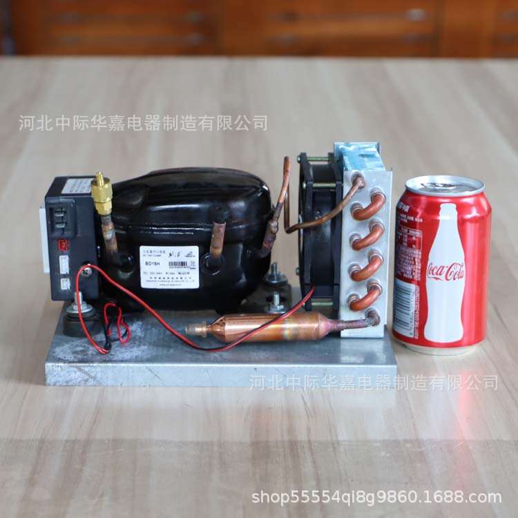 BD15HC直流压缩机冷凝机组微型制冷机组风冷冰箱机组R134a12V24V