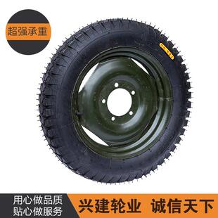 马车轮 供应 橡胶充气轮胎 马车轮炮车轮工地推车轮平板车轮子