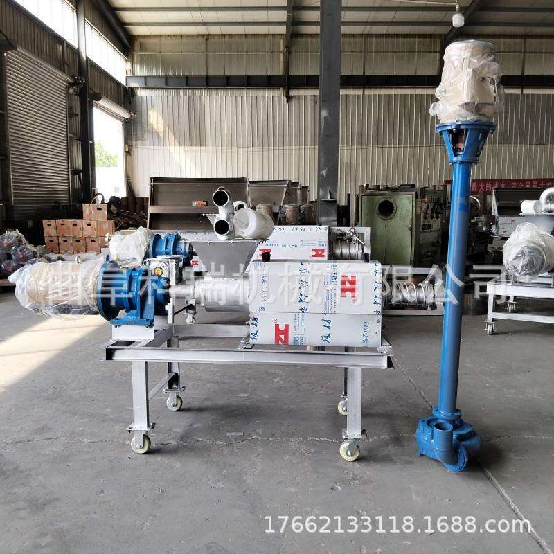 180型猪粪干湿分离器 处理鸡鸭鹅粪便脱水机 纸浆酒糟螺旋挤压机