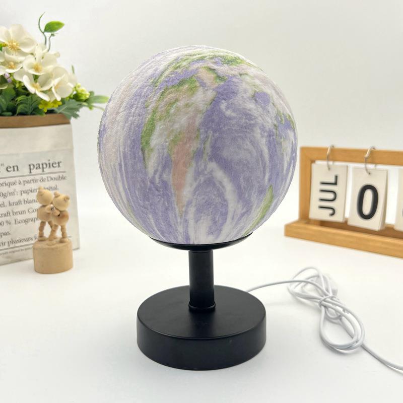 创意现代简约小夜灯卧室床头小夜灯氛围台灯玻璃小夜灯