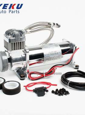 厂家热销 200psi不锈钢电机空压机12V444C车载充气泵汽车改装气泵