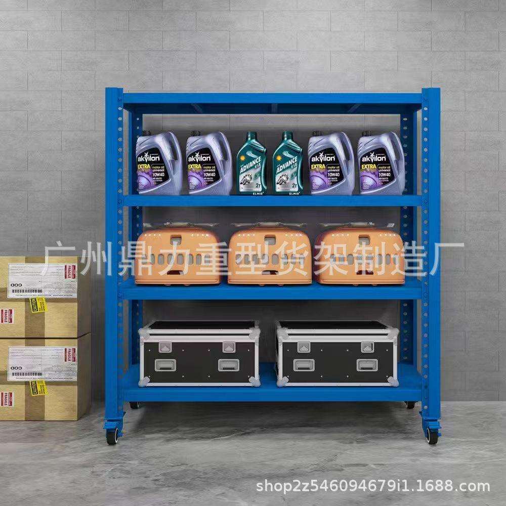货架可移动带轮置物架铁架子多层重型加厚仓库物料储物家用快递架