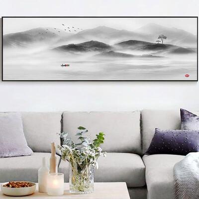 厂家床头装饰画客厅沙发背景挂画北欧家居酒店壁画画芯