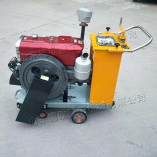 电动路面压纹机 小型马路切割刻纹一体机 手推式混凝土路面切纹机