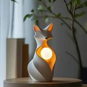 light 跨境新品 北欧风动物小夜灯摆件 animal night Nordic style