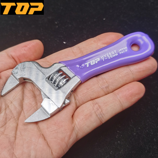26mm 日本TOP超越短柄超轻薄大开口活动扳手HY 26STV 4寸
