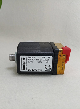 burkert电磁阀6014C 1.5 FKM MS 00125366底板连接原装正品现货