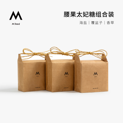 M Stand新品腰果太妃糖105g 囤货海盐香草覆盆子腰果口味独立包装