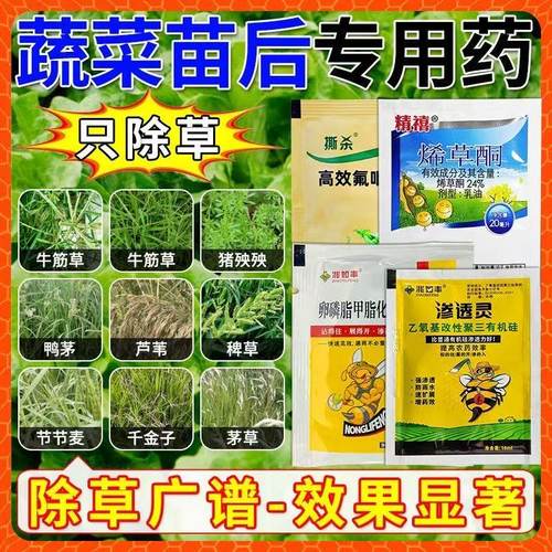 兆如丰蔬菜苗后除草剂专用药