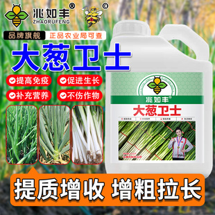 兆如丰大葱卫士提质增收增粗拉长干尖黄叶烂根白粉病预防大葱病害