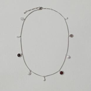 OLIO ACETO油醋汁 纯银玛瑙风铃项链