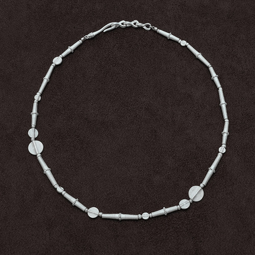 OLIO E ACETO油醋汁·纯银年轮拼接项链