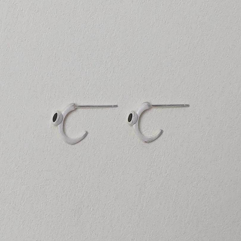 OLIO E ACETO油醋汁·纯银湖心耳环 黑红玛瑙 新年礼物,饰品/流行首饰/时尚饰品新,耳钉,淘宝优惠券,粉丝福利购,淘宝优惠卷