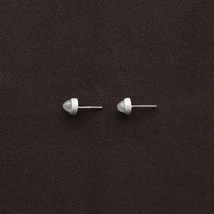 千层水晶马来玉 ACETO油醋汁·纯银露珠耳钉 OLIO