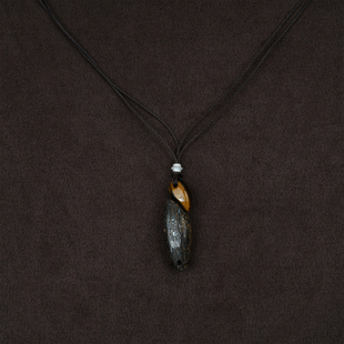 OLIO E ACETO油醋汁·古铜辉石纯银岩光编绳项链