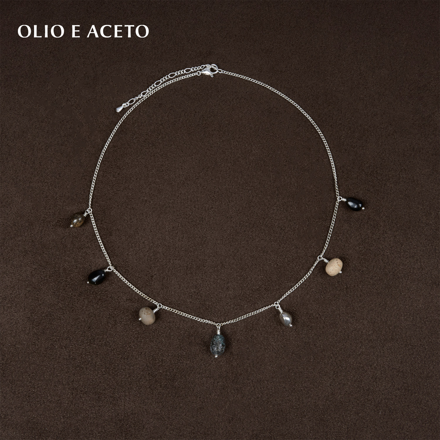 OLIO E ACETO油醋汁·纯银落珠风铃项链