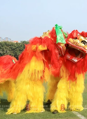 笑脸北京狮子单人双人舞狮子头