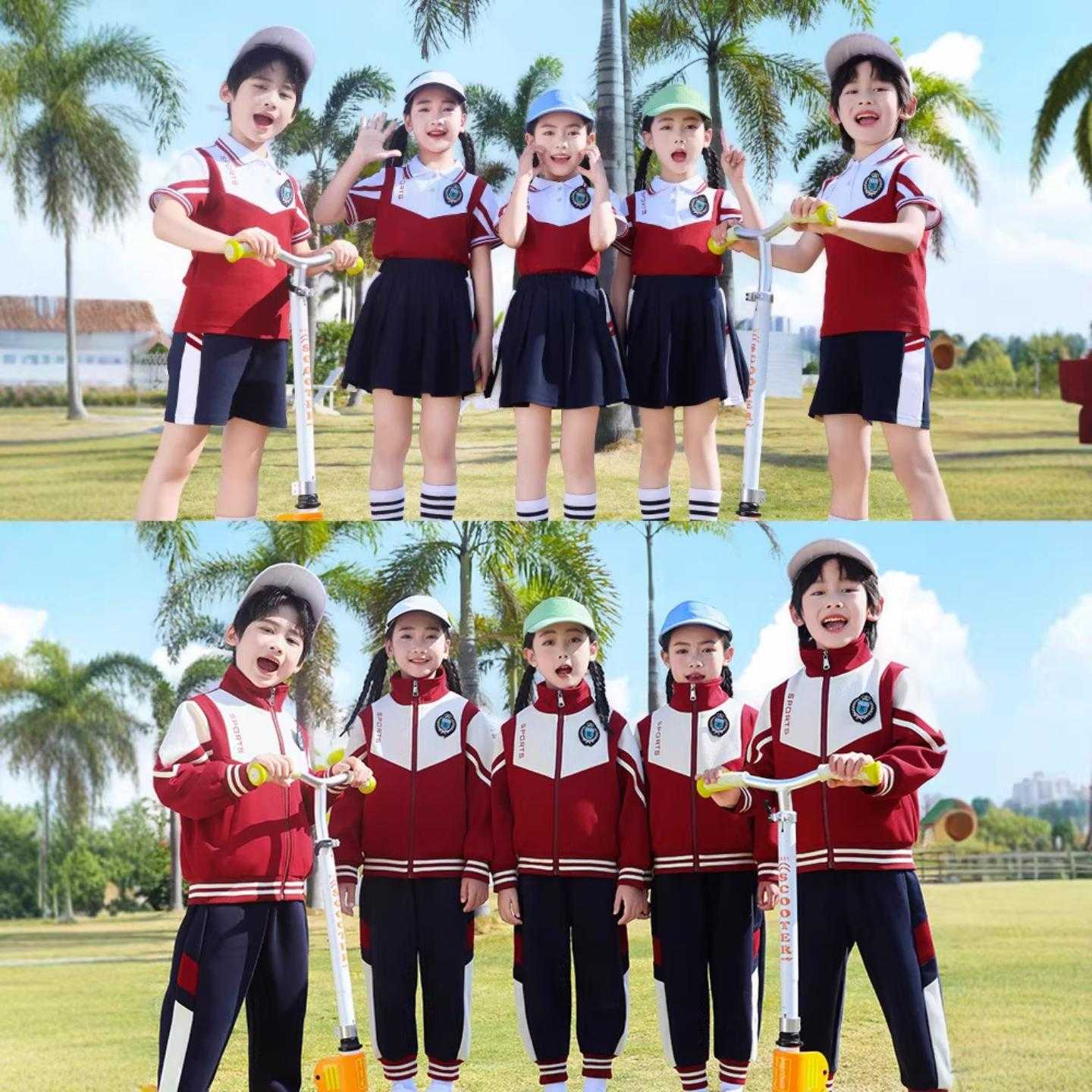 小学生班服幼儿园园服春秋季