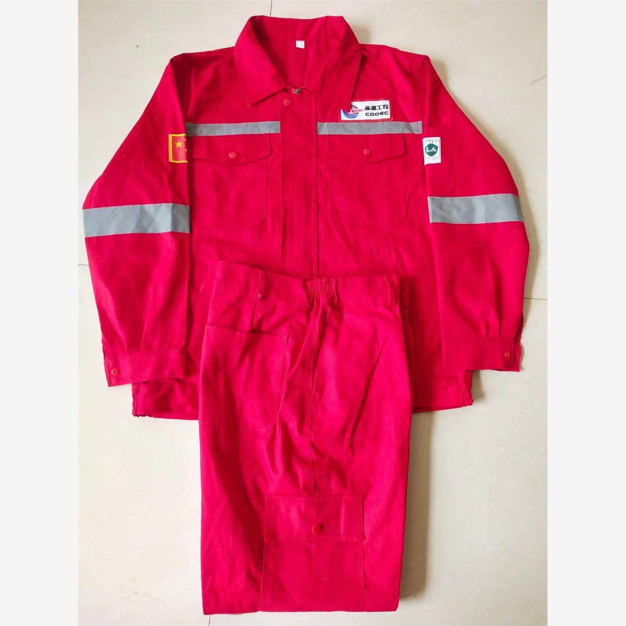 纯棉海油工作服电焊防烫