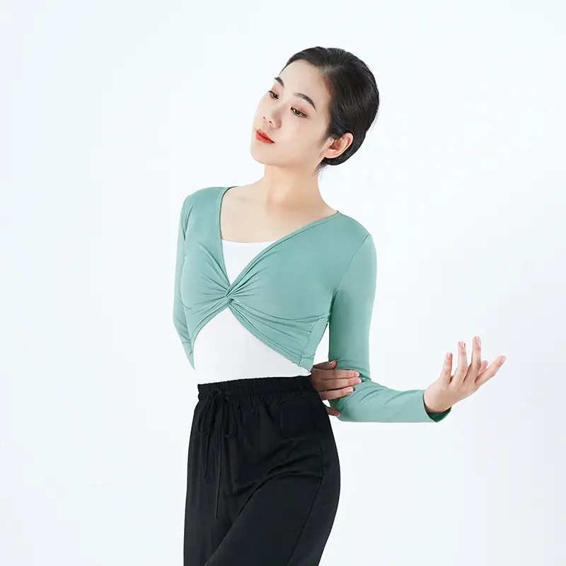 舞蹈服现代舞练功服上衣女中国舞