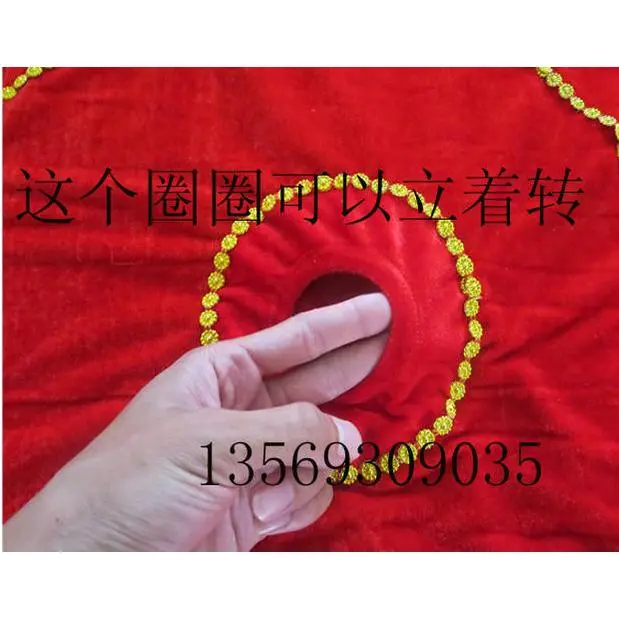 加厚成人舞蹈手绢花二人转八角巾