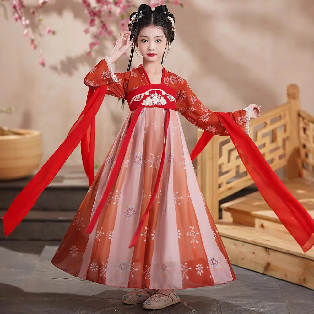 女童汉服夏季2025新款古风超仙