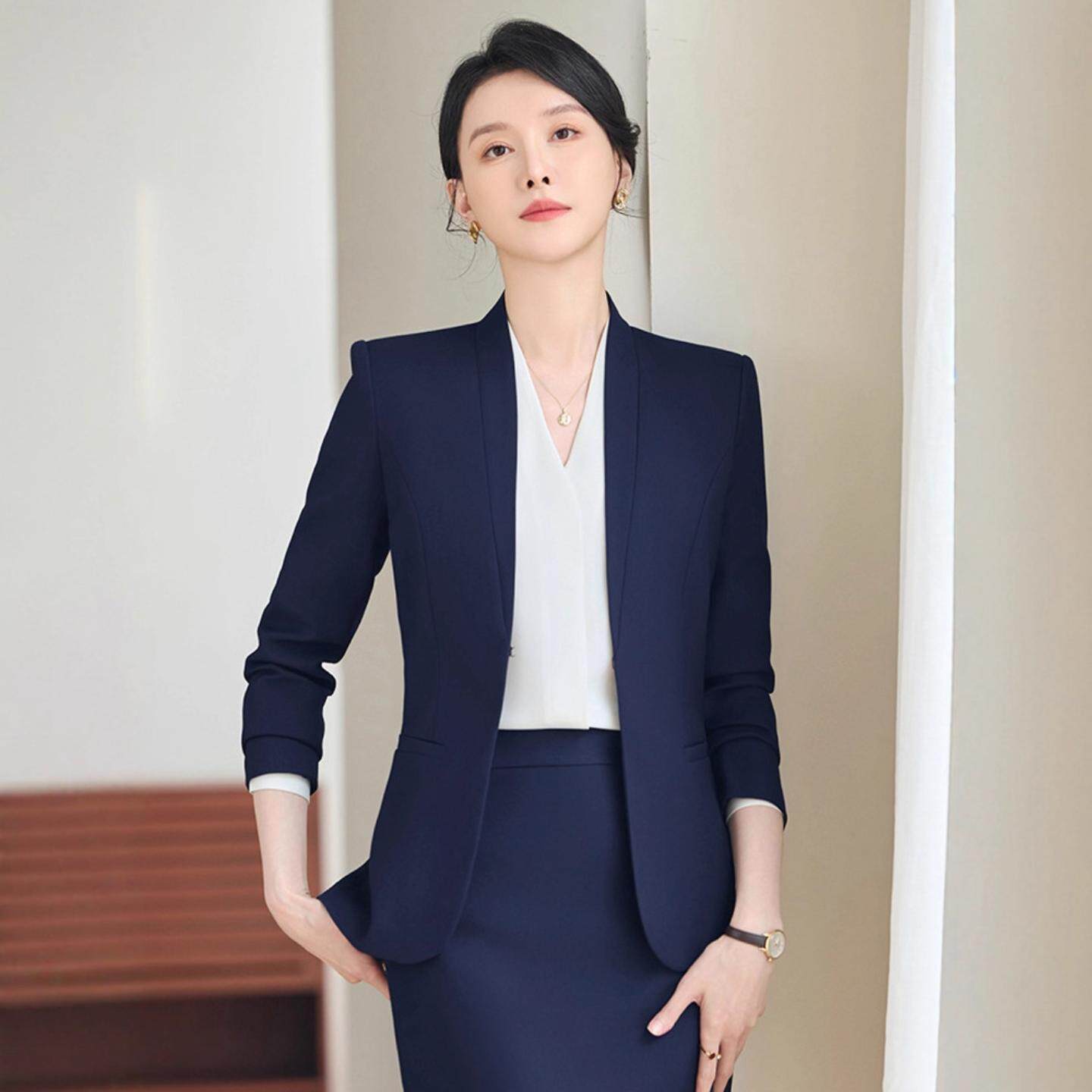 职业装女西装套装新款气质高端