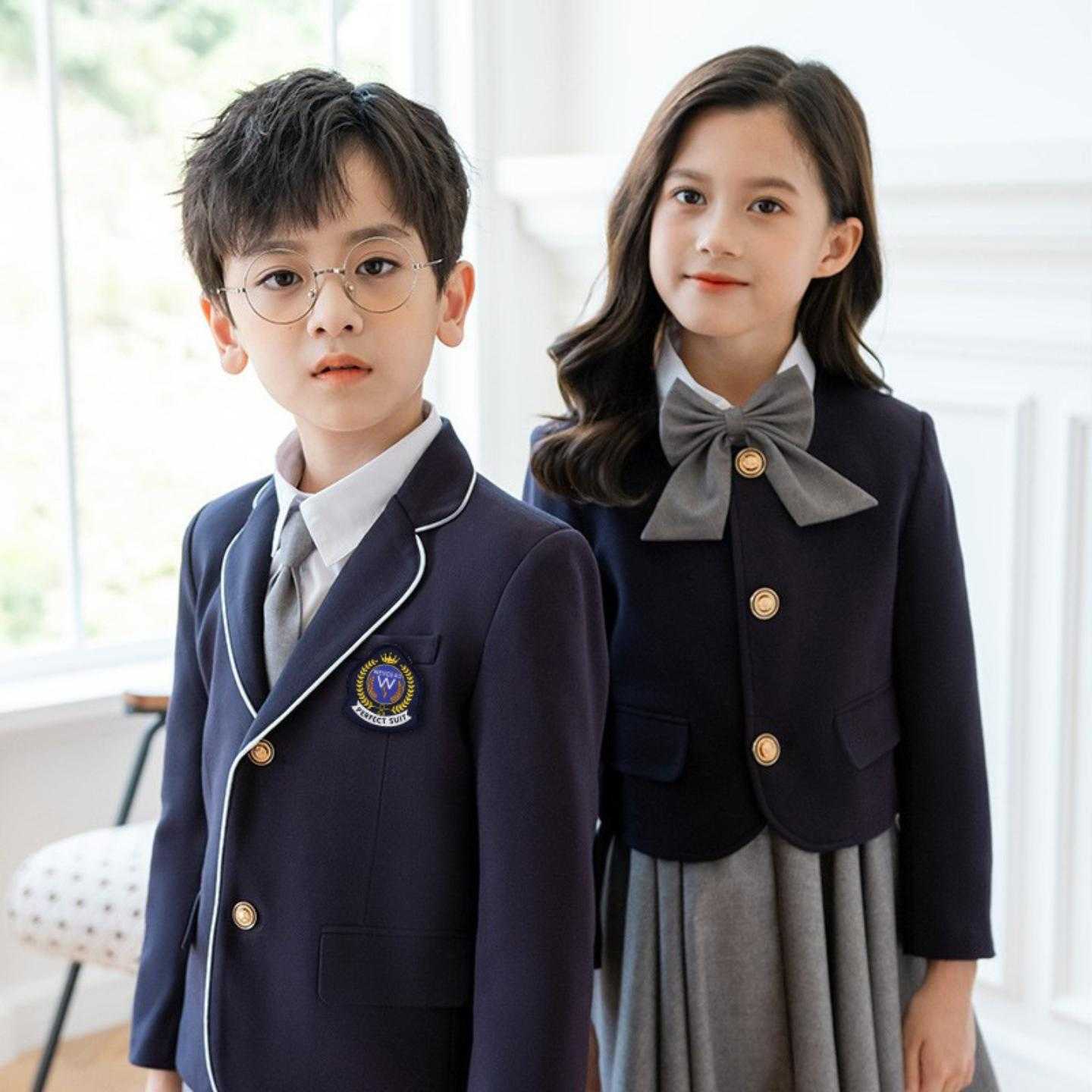 小学生校服春秋装新款幼儿园园服