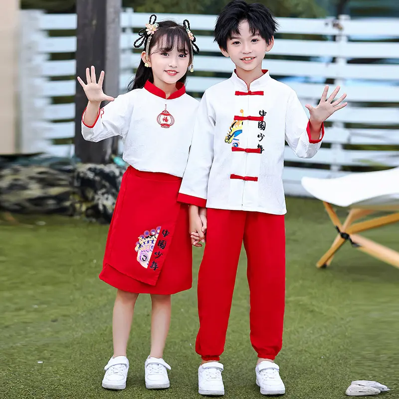汉服男童夏装儿童国学服中国风