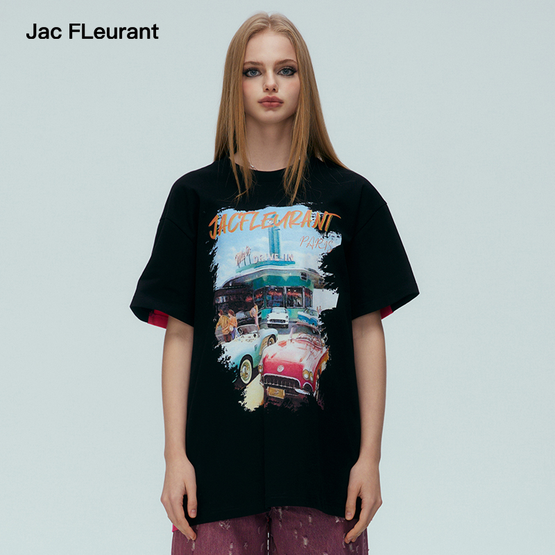 短袖百搭常规拼接官方直营JacFL