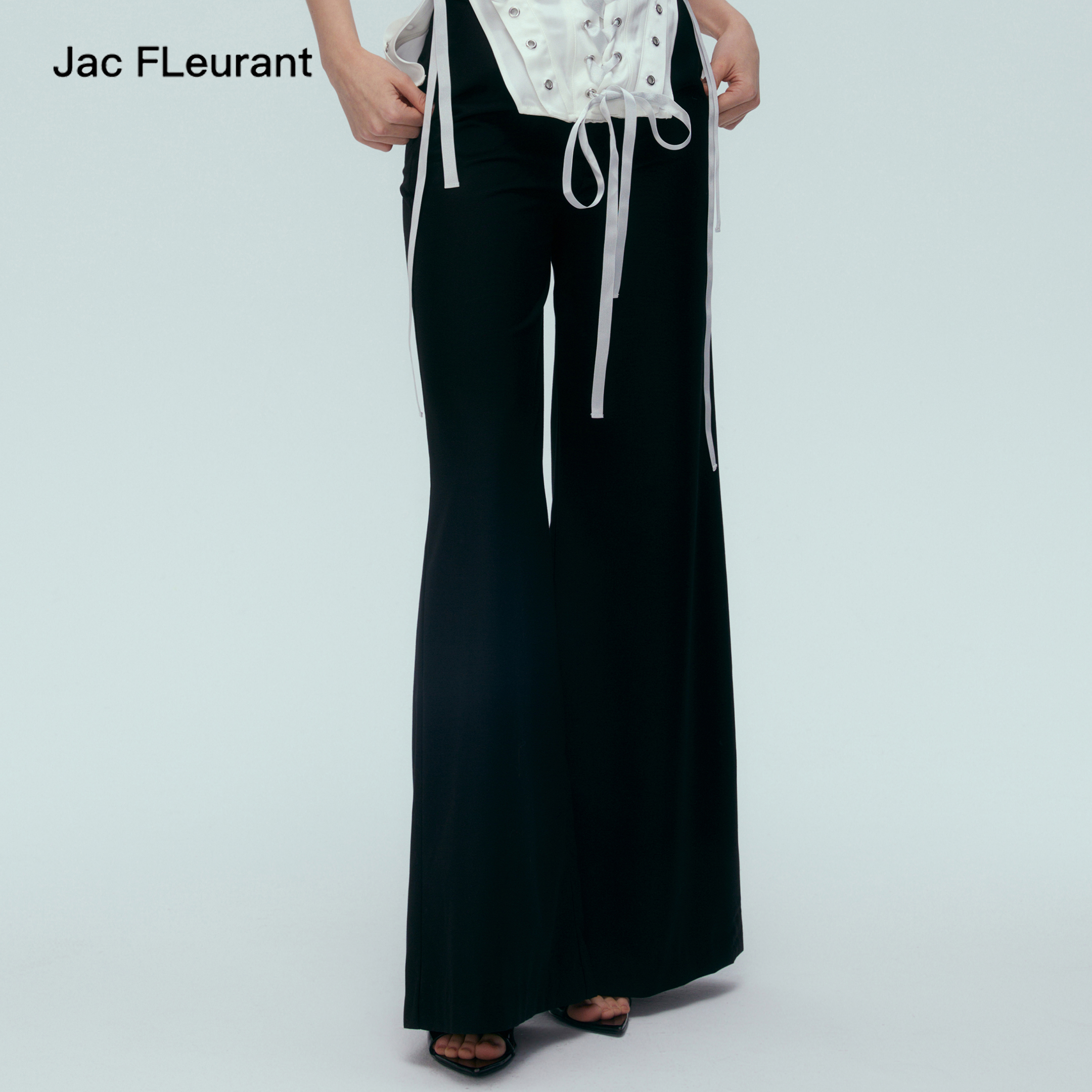 JacFLeurant高级感阔腿长裤