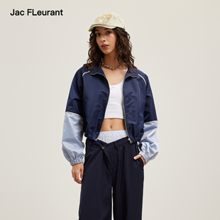 LOGO饰边撞色夹克外套撞色假两件西裤 JAC FLEURANT2026春夏新品
