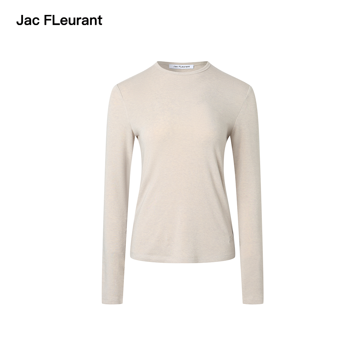 JAC FLEURANT 2025新品基础款刺绣LOGO三色百搭内搭打底衫