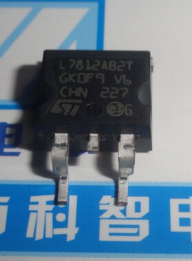 一只也可直拍L7812AB2T L7812 L7812ABD2T-TR TO263 ST稳压器