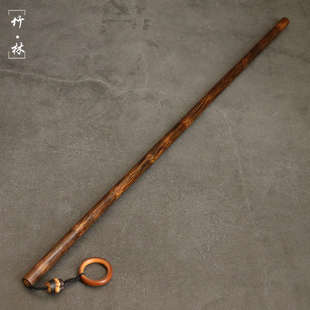 精品纯手工精磨天然金丝竹教鞭竹制实心竹棍手杖把玩手把新疆包邮