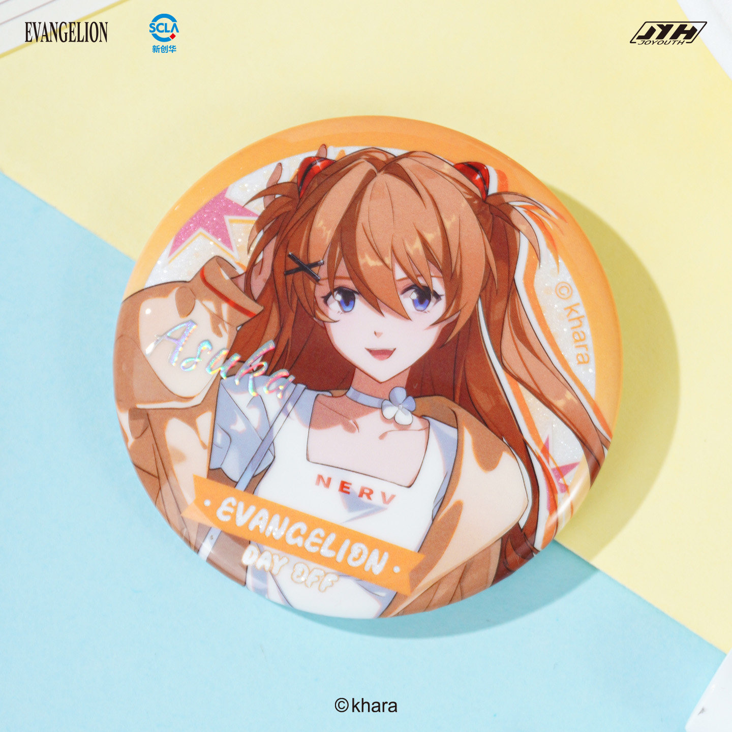 Joyouth现货 新世纪福音战士休息日徽章 明日香吧唧马口铁周边,模玩/动漫/周边/娃圈三坑/桌游,动漫徽章/立牌,淘宝优惠券,粉丝福利购,淘宝优惠卷