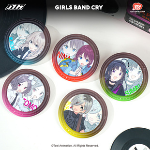 Band Joyouth现货 Girls 呐喊90mm彩窗亚克力杯垫 Cry 少女乐队