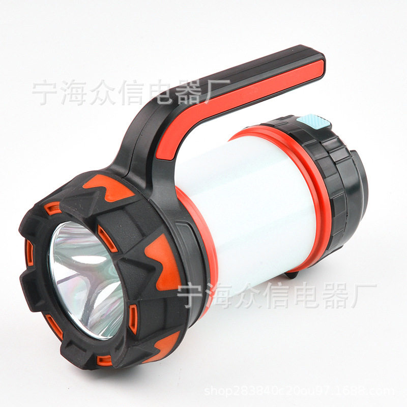 ZHONGXIN 새로운 캠핑 휴대용 손전등 LED 측면 조명 USB 충전 출력 캠핑 조명 서치