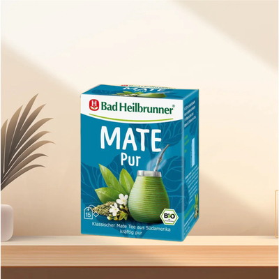 「满300包邮」德国发货Bad Heilbrunner有机南美马黛茶27g(15袋）