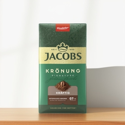 「全场满300包邮」德国发货Jacobs皇冠浓烈咖啡粉500g