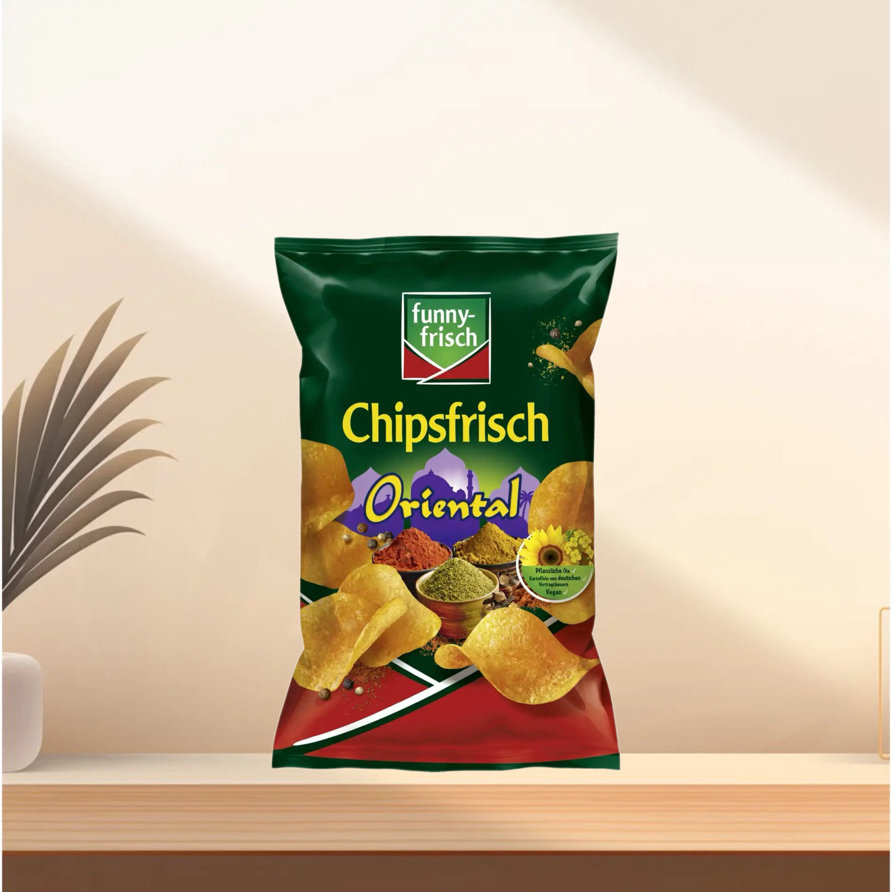 「全场300包邮」德国发货funny-frisch东方香料味非油炸薯片150g,零食/坚果/特产,膨化食品,淘宝优惠券,粉丝福利购,淘宝优惠卷