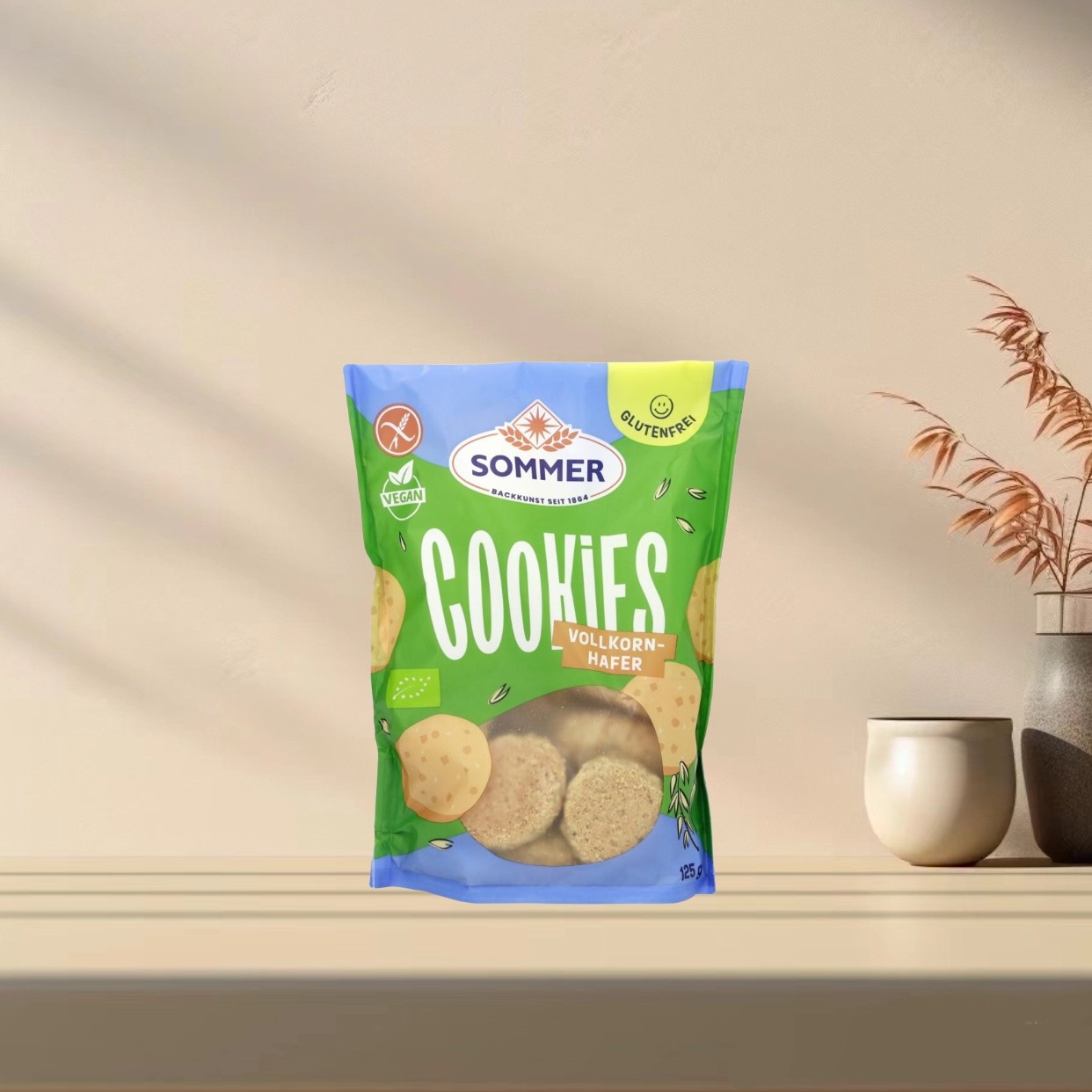 「全场满300包邮」德国发货sommer有机曲奇